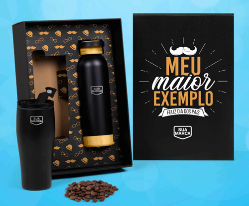 KIT COPO DUPLA CAMADA