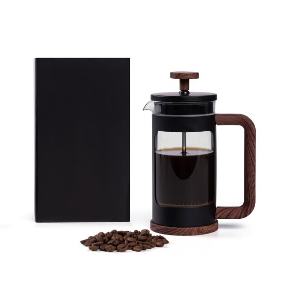 CAFETEIRA PRENSA FRANCESA EM VIDRO / AÇO INOX - 350ML