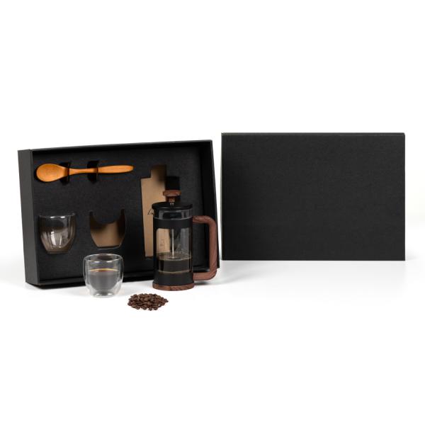 KIT PARA CAFÉ COM PRENSA FRANCESA - 4 PÇS