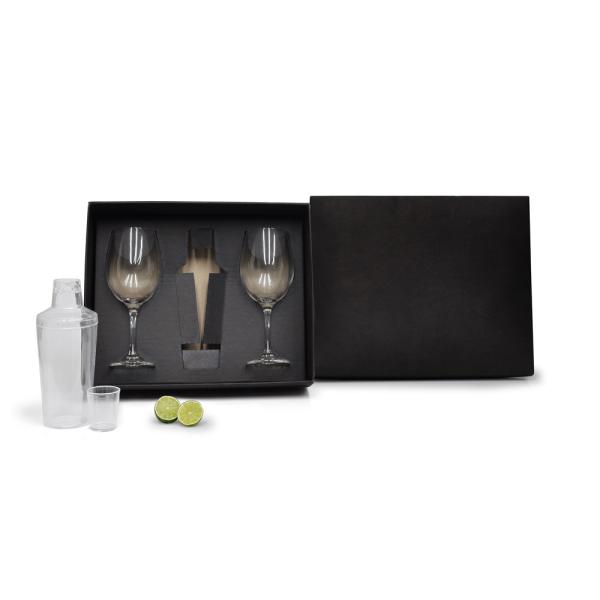 KIT PARA DRINKS C/ COQUETELEIRA  - 3 PÇS