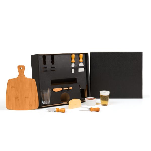 KIT PARA PETISCO / QUEIJO / CERVEJA - 9 PÇS