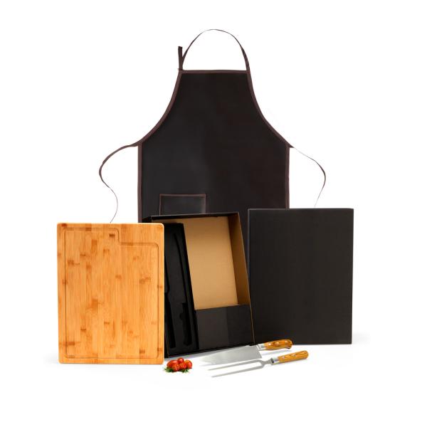 KIT PREMIUM PARA CHURRASCO - 4 PÇS