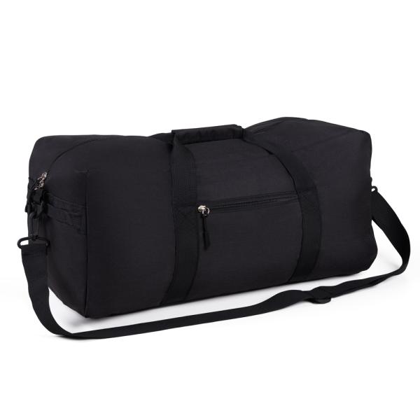 MALA ESPORTIVA EM POLYESTER 300D - PRETA - 31L
