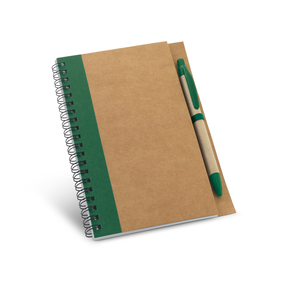 ASIMOV. Caderno B6 espiral de capa dura em cartão, com páginas lisas recicladas
