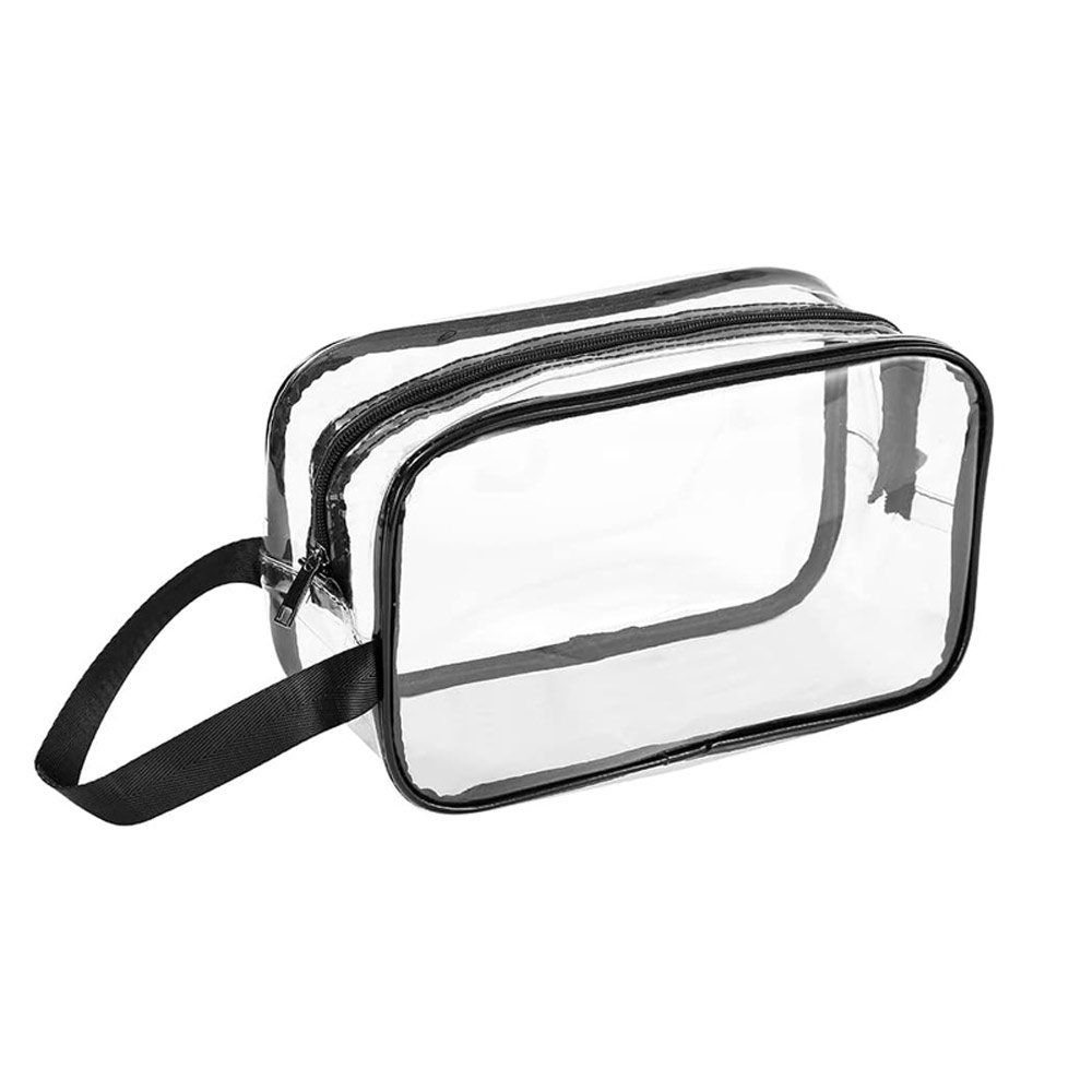 AUREA. Bolsa de cosméticos transparente em PVC