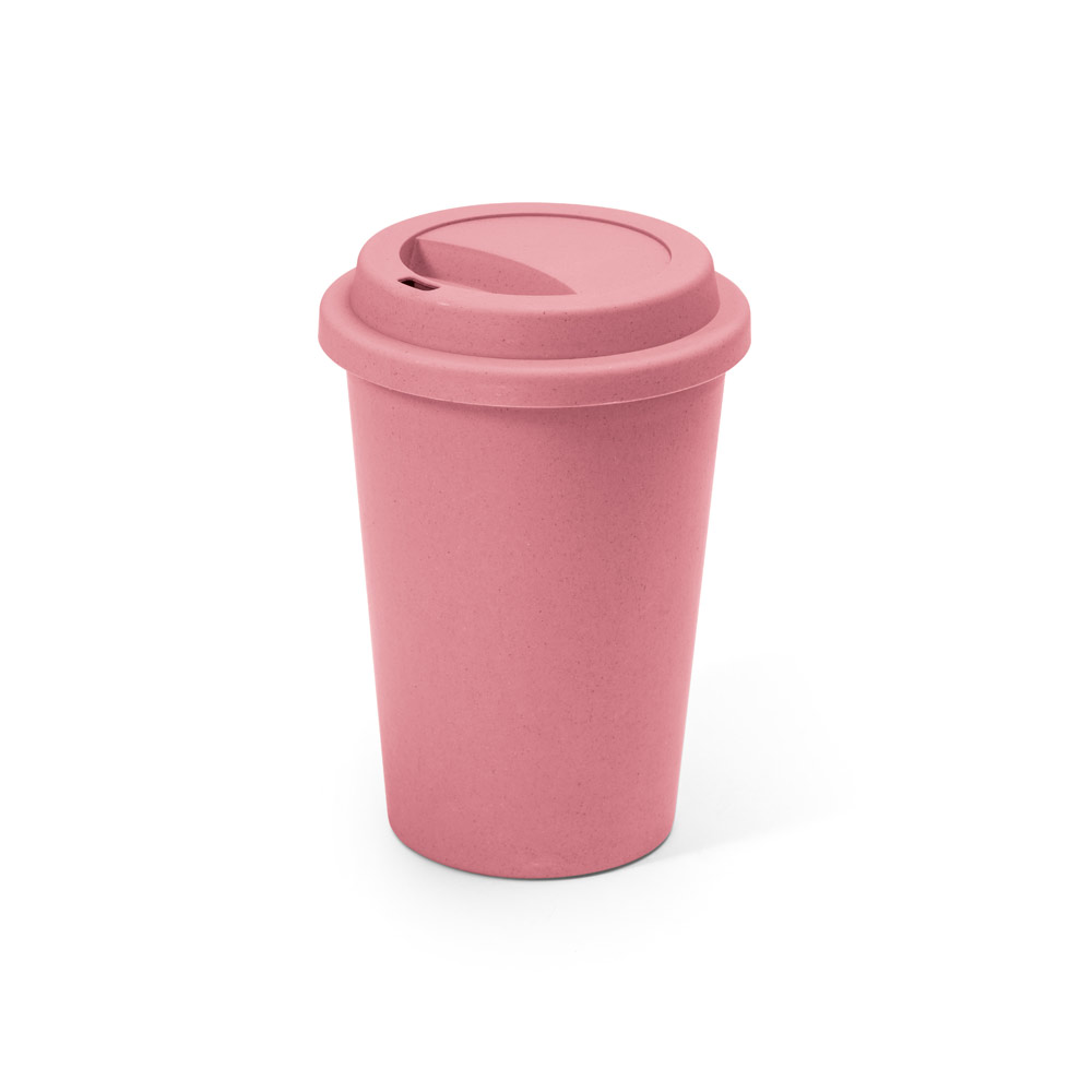 BACURI. Copo para viagem em fibra de bambu (60%) e PP (40%) (450 mL)