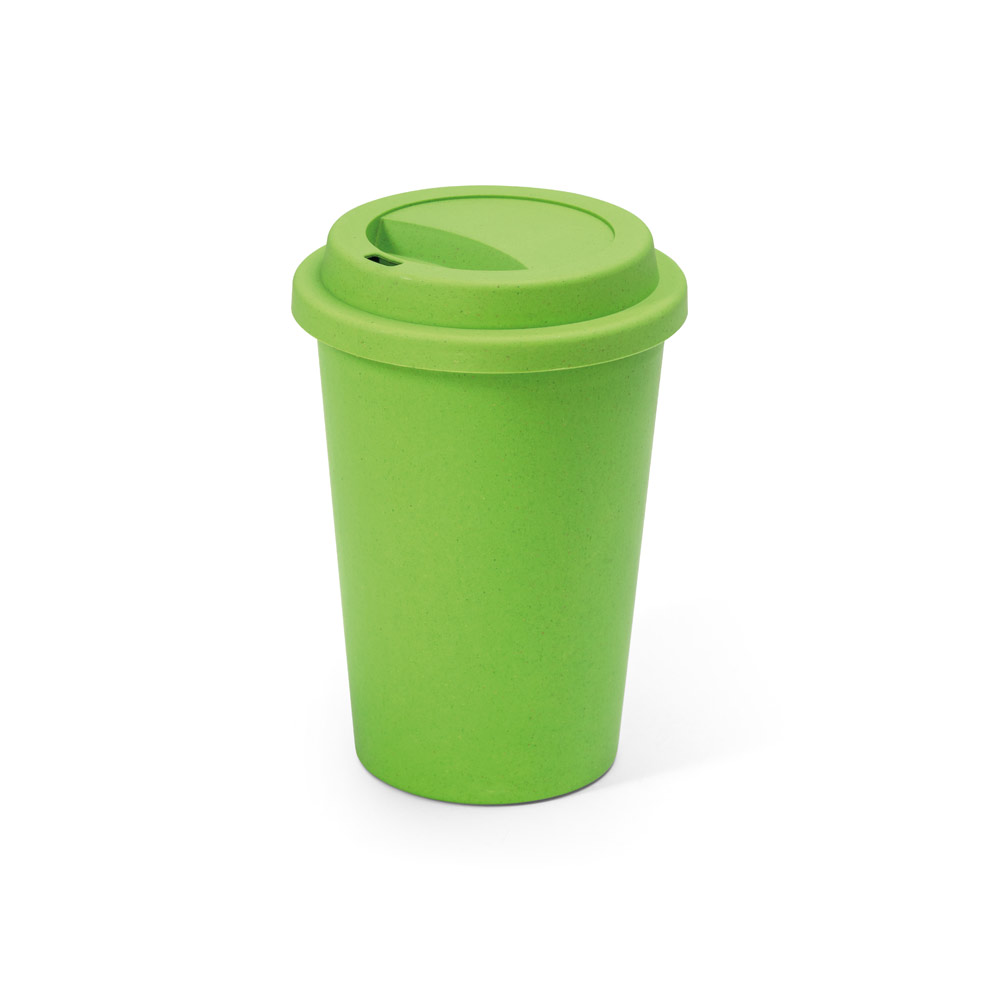 BACURI. Copo para viagem em fibra de bambu (60%) e PP (40%) (450 mL)