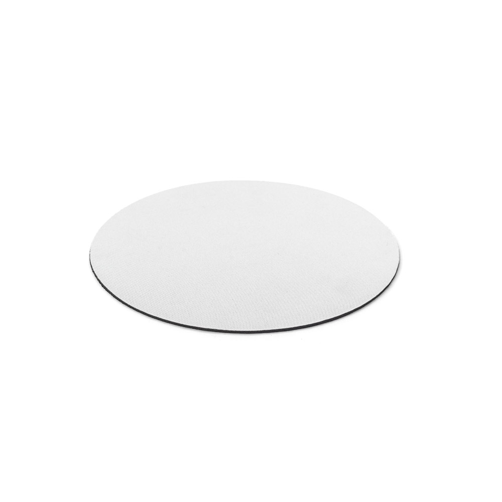 BLAIR ROUND. Mouse Pad com formato redondo e base em borracha