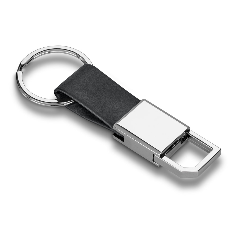 BOURCHIER. Chaveiro em c.sintético e metal