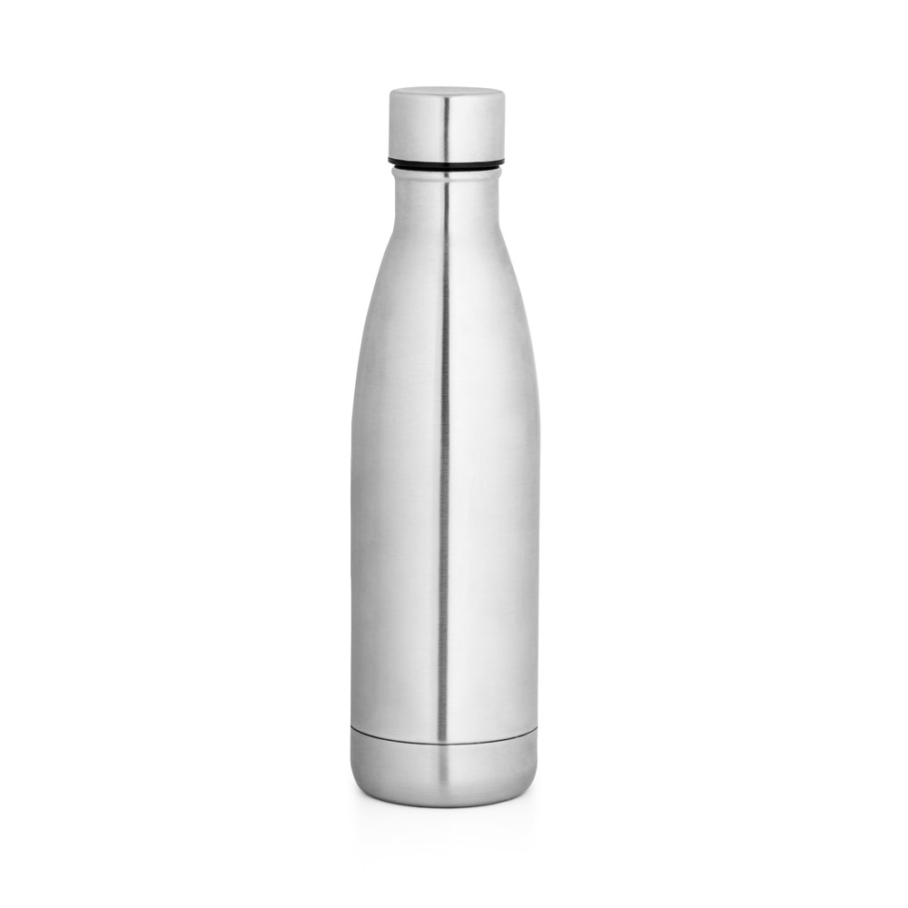 BUFFON. Garrafa térmica em aço inox de parede dupla isolada a vácuo (500 mL)