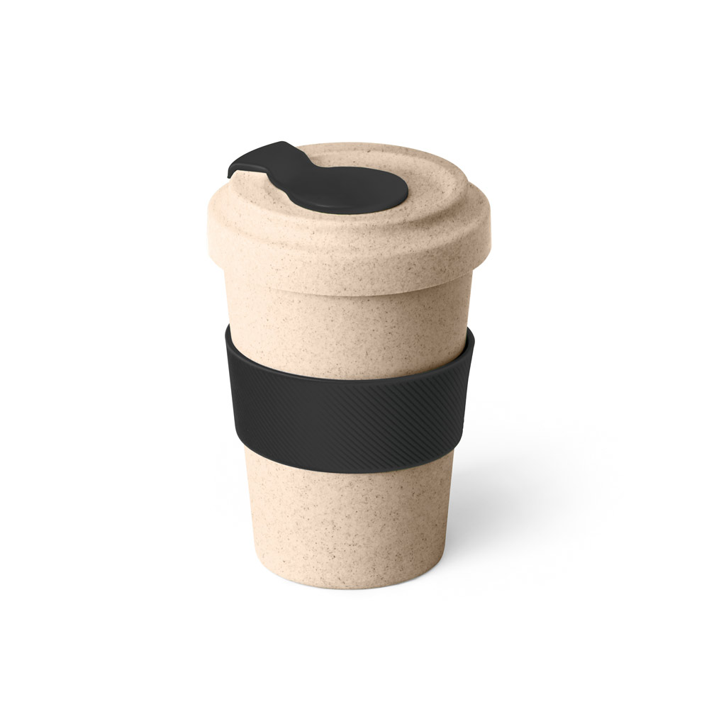 CANNA. Copo para viagem em fibra de bambu (60%) e PP (40%) (500 mL)