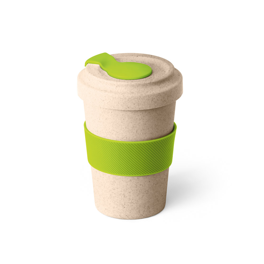 CANNA. Copo para viagem em fibra de bambu (60%) e PP (40%) (500 mL)