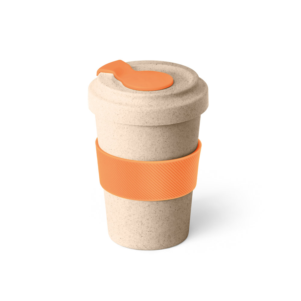 CANNA. Copo para viagem em fibra de bambu (60%) e PP (40%) (500 mL)