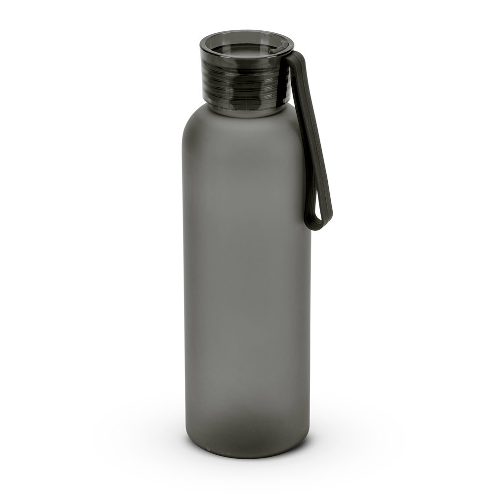 CARGNIN. Squeeze esportiva em PET 100% reciclado, com acabamento fosco (600 mL)