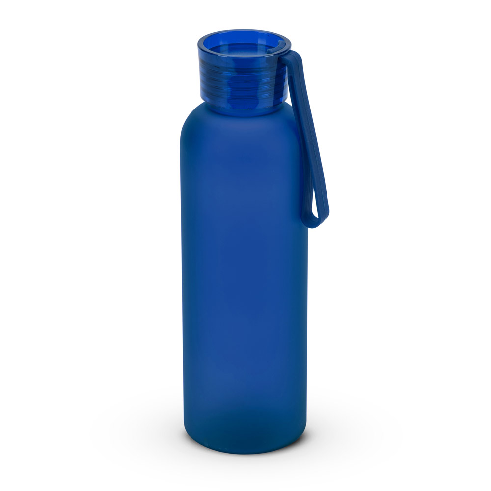 CARGNIN. Squeeze esportiva em PET 100% reciclado, com acabamento fosco (600 mL)
