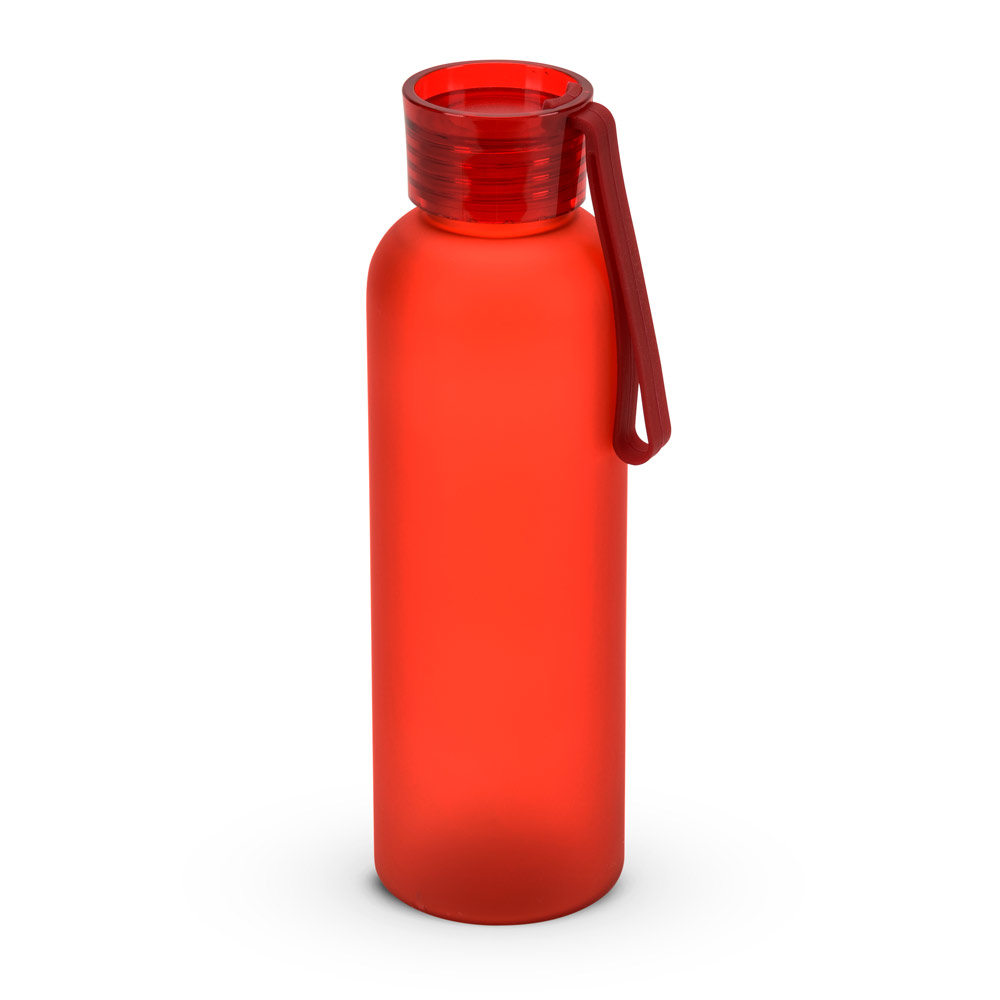 CARGNIN. Squeeze esportiva em PET 100% reciclado, com acabamento fosco (600 mL)