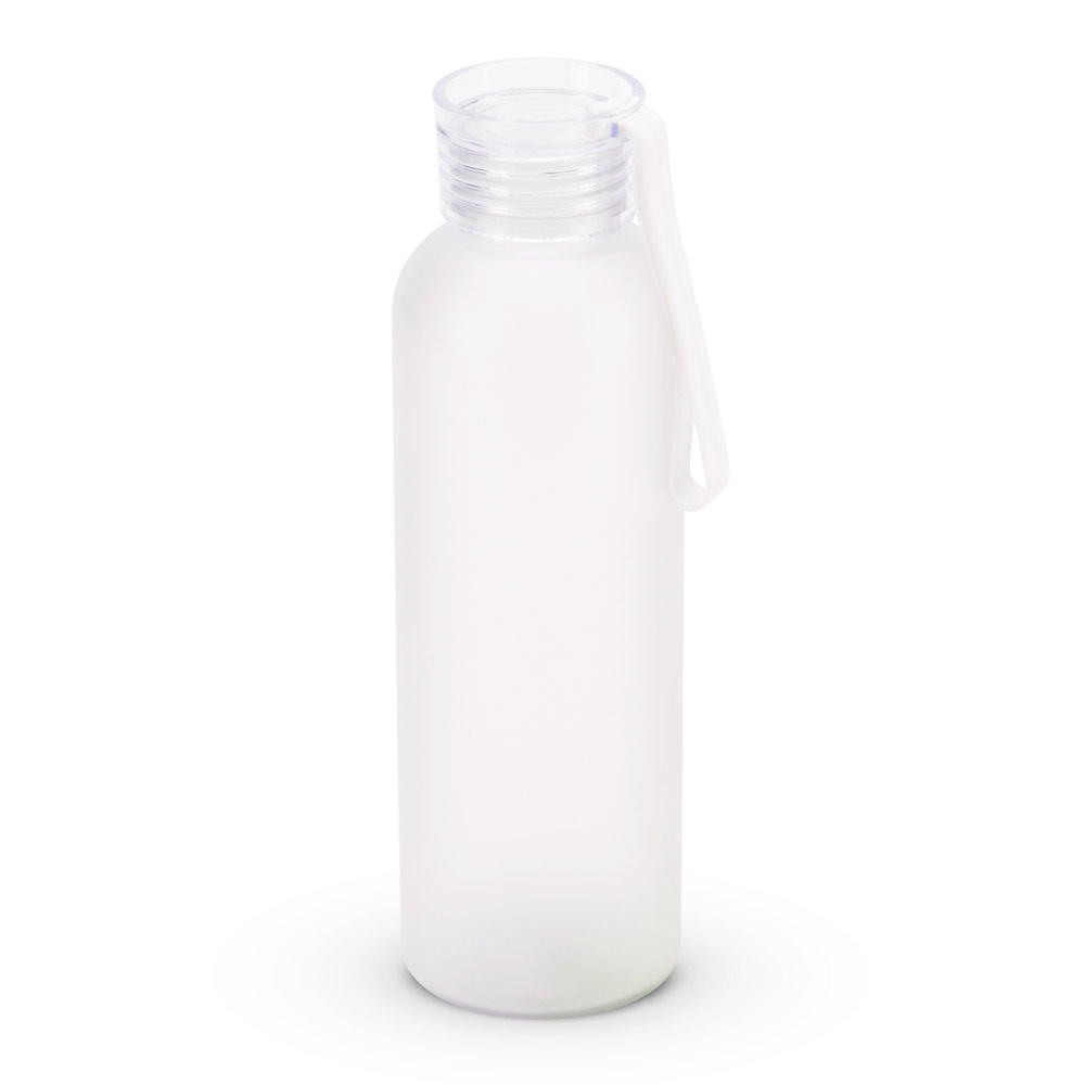 CARGNIN. Squeeze esportiva em PET 100% reciclado, com acabamento fosco (600 mL)