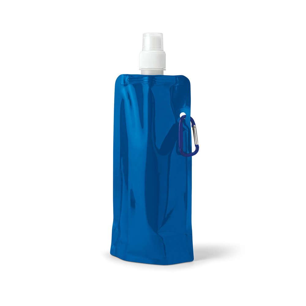 DECNOP. Squeeze dobrável em PE com bico de sistema "push-pull" e acabamento mate (460 mL)