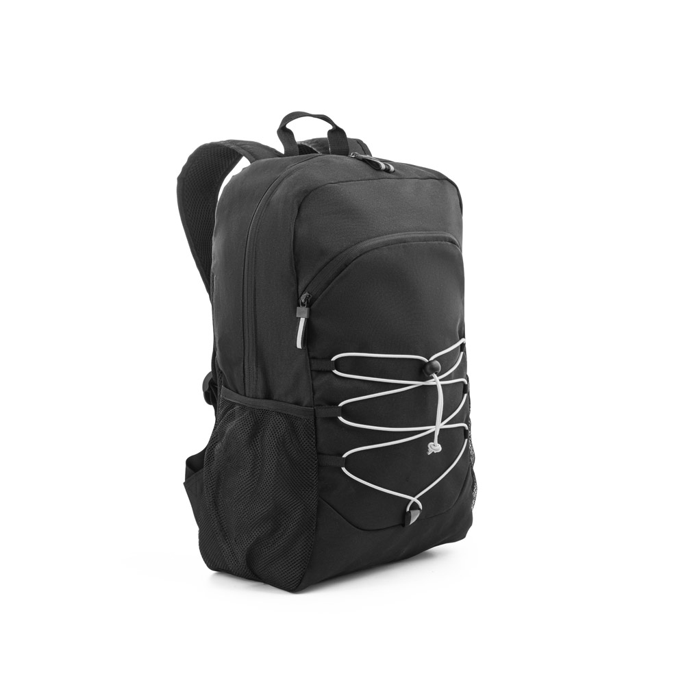 DELFOS BACKPACK. Mochila para notebook (15'6") em poliéster reciclado 300D e poliéster reciclado 600D, com elementos refletores (18 L)