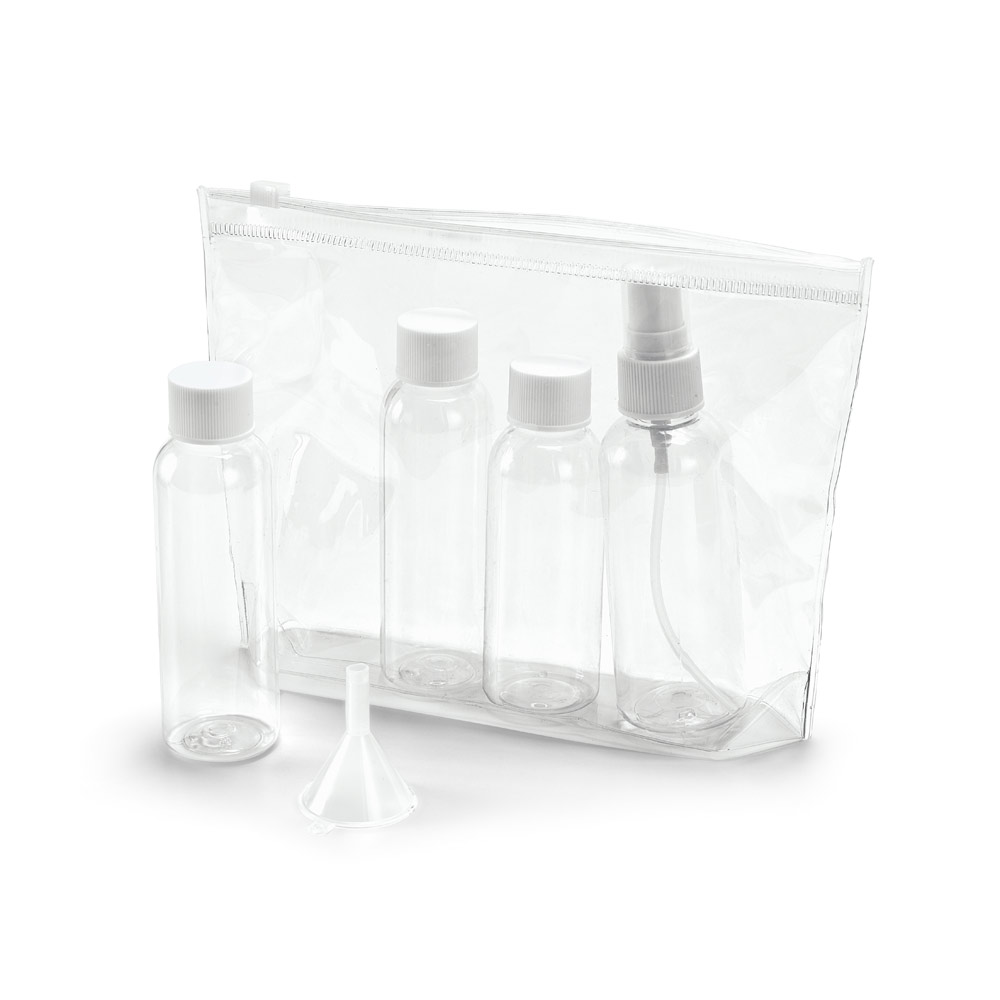 DENIRO. Bolsa de cosméticos hermética em PVC