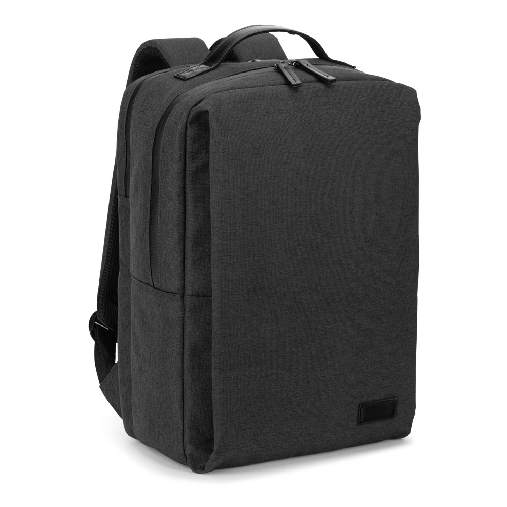 GLASGOW. Mochila para notebook (17'3") em poliéster reciclado de alta densidade 600D (20L)