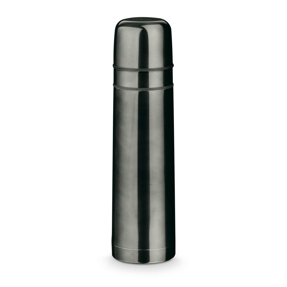 HEAT. Garrafa em aço inox de parede dupla térmica, isolada a vácuo (750 mL)