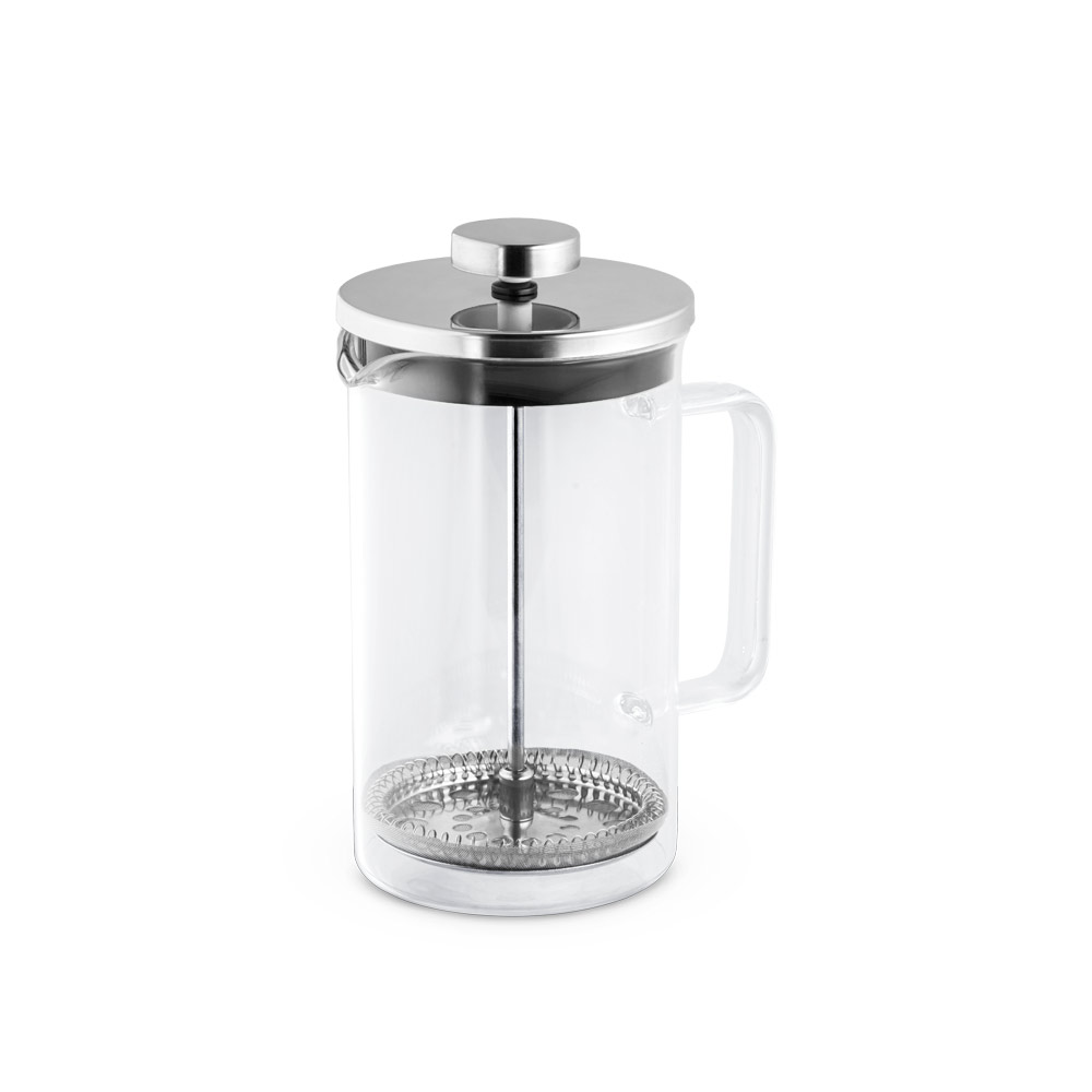 JENSON. Cafeteira em vidro borossilicato com tampa em aço inox (600 mL)