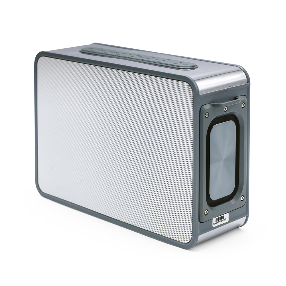JOUNCER. Caixa de som com microfone e autonomia de 7h (5'200 mAh), em ABS 100% reciclado
