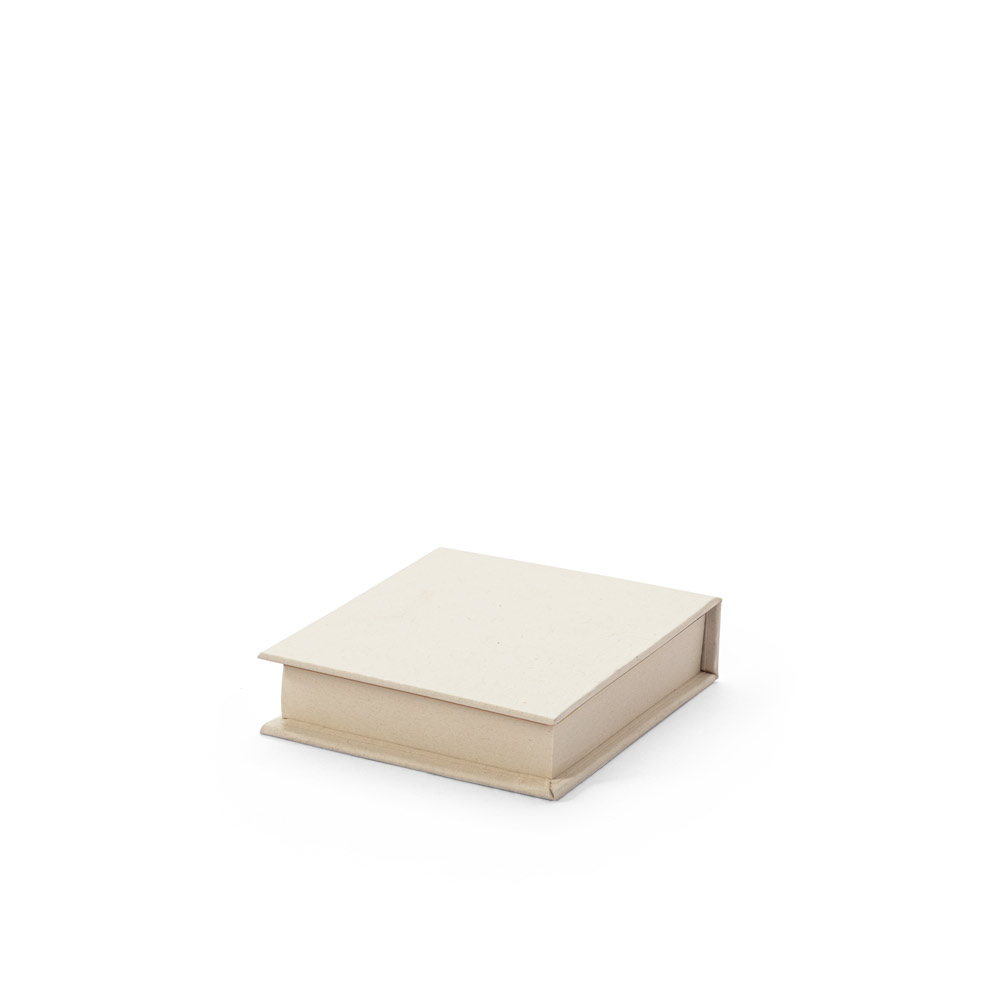 KAIRON. Conjunto 2 em 1 para escritório, em papel 100% reciclado, com 6 blocos adesivados