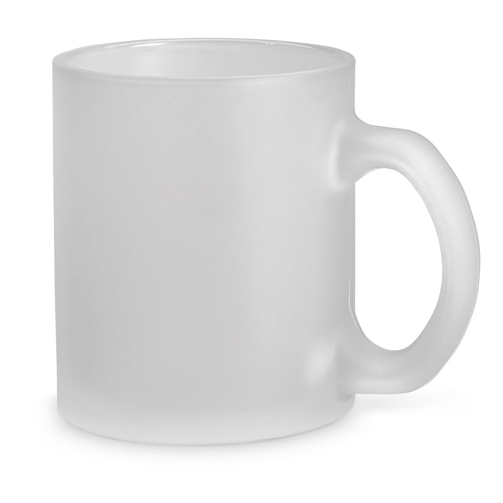 KENNY M. Caneca em vidro com efeito fosco (530 mL)