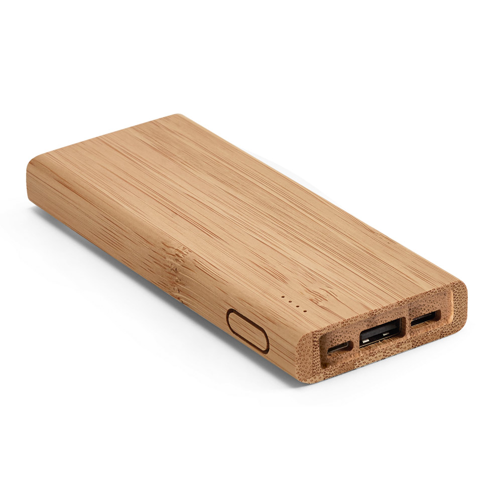 KOHN 5'0. Bateria portátil em bambu (5'000 mAh)