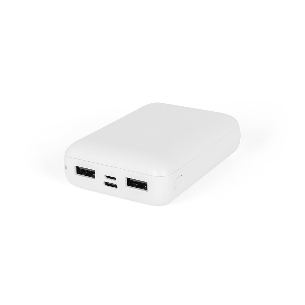 LEAKEY 10. Bateria portáti em ABS 100% reciclado (10'000 mAh)