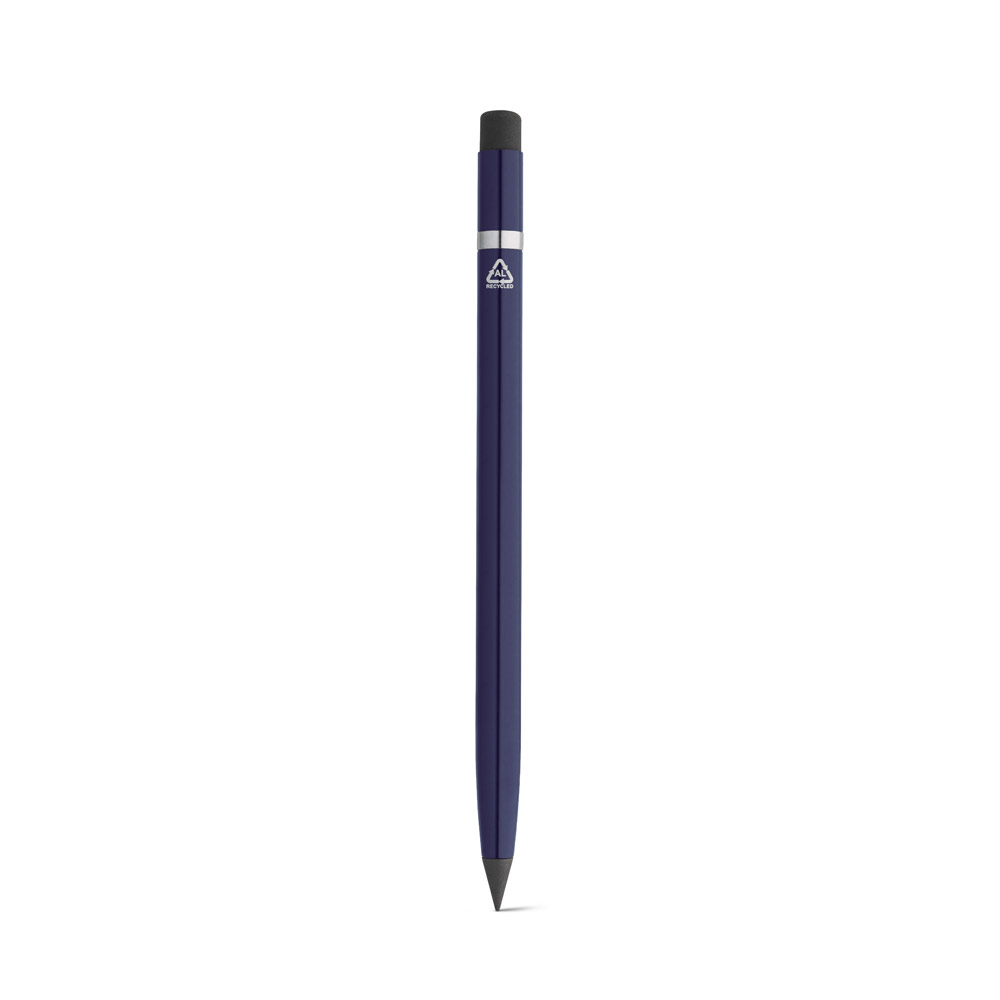 LIMITLESS. Caneta sem tinta em alumínio 100% reciclado com tampa protetora