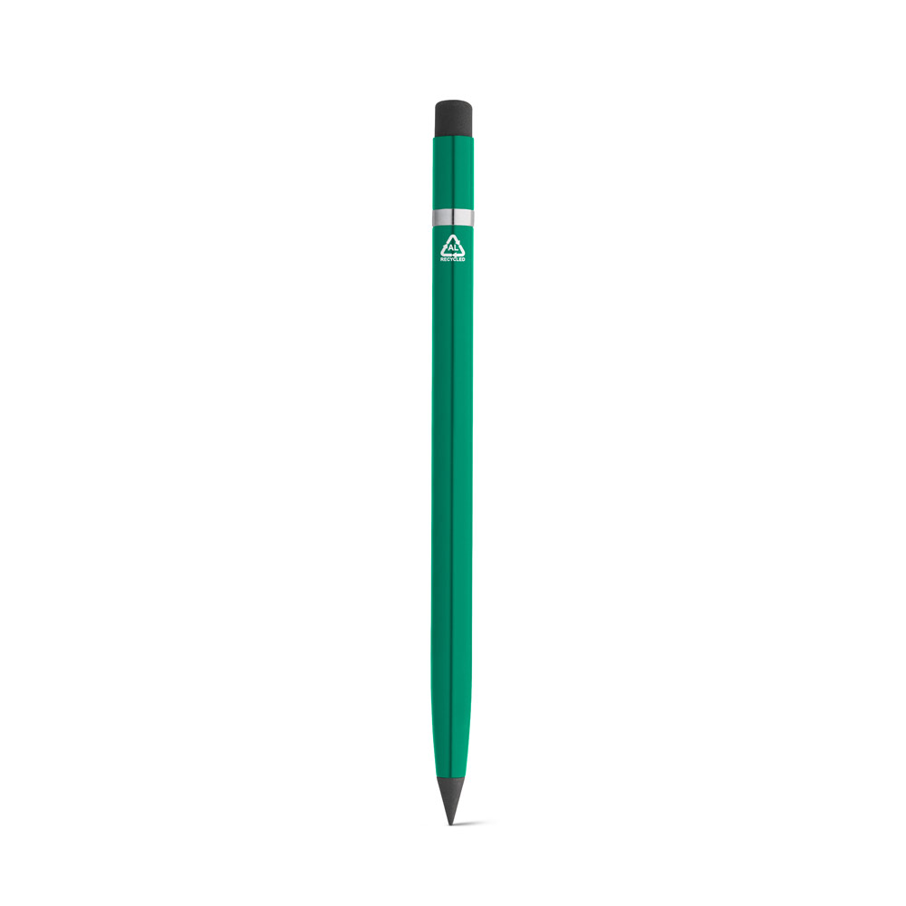 LIMITLESS. Caneta sem tinta em alumínio 100% reciclado com tampa protetora