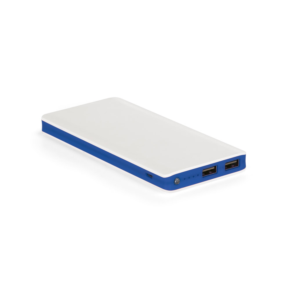 LUMINA X. Bateria portátil em ABS com LED e capacidade de 10'000 mAh