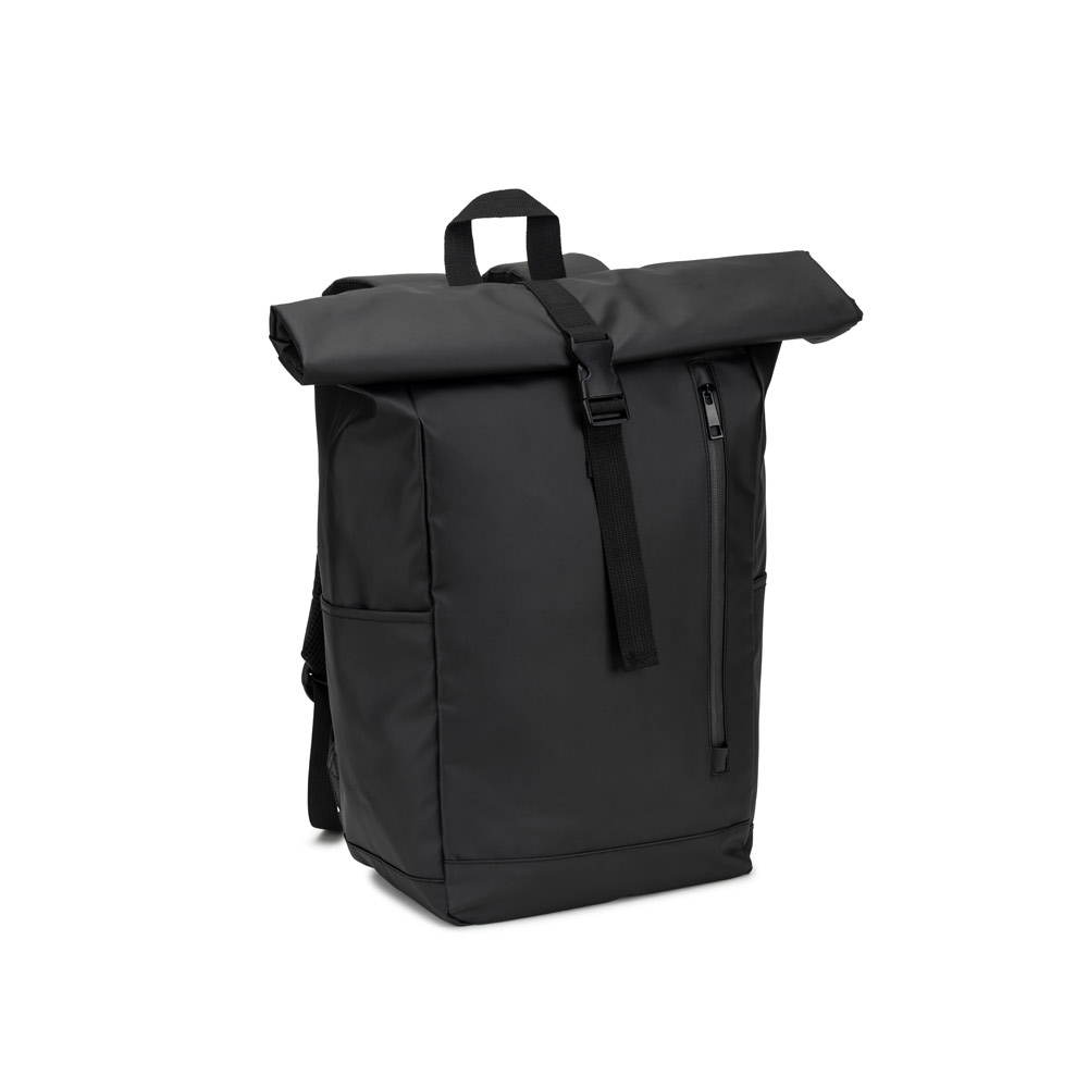 OSASCO BPACK. Mochila "Roll top" (14") em poliéster reciclado 600D de alta densidade com revestimento resistente à água (20 L)
