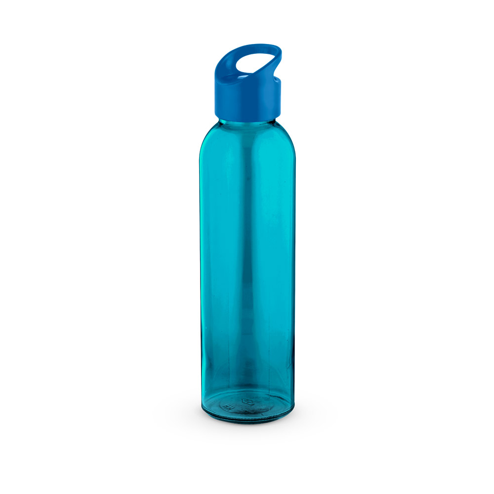 PORTIS GLASS. Garrafa em vidro com tampa em PP (500 mL)
