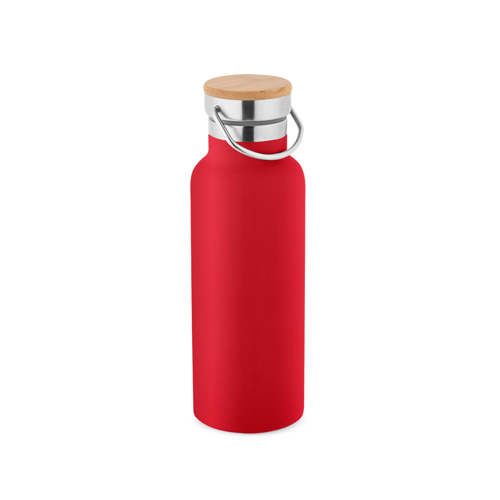 RAGNAR. Garrafa térmica em aço inox de parede dupla isolada a vácuo (570 mL)