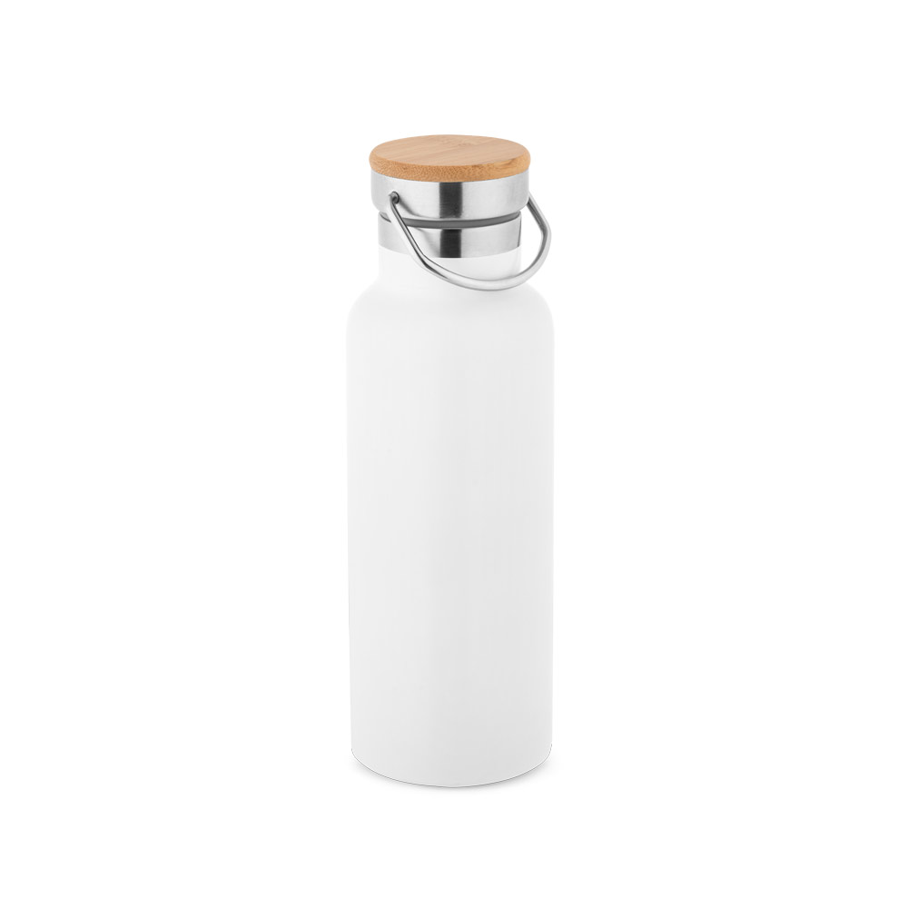 RAGNAR. Garrafa térmica em aço inox de parede dupla isolada a vácuo (570 mL)