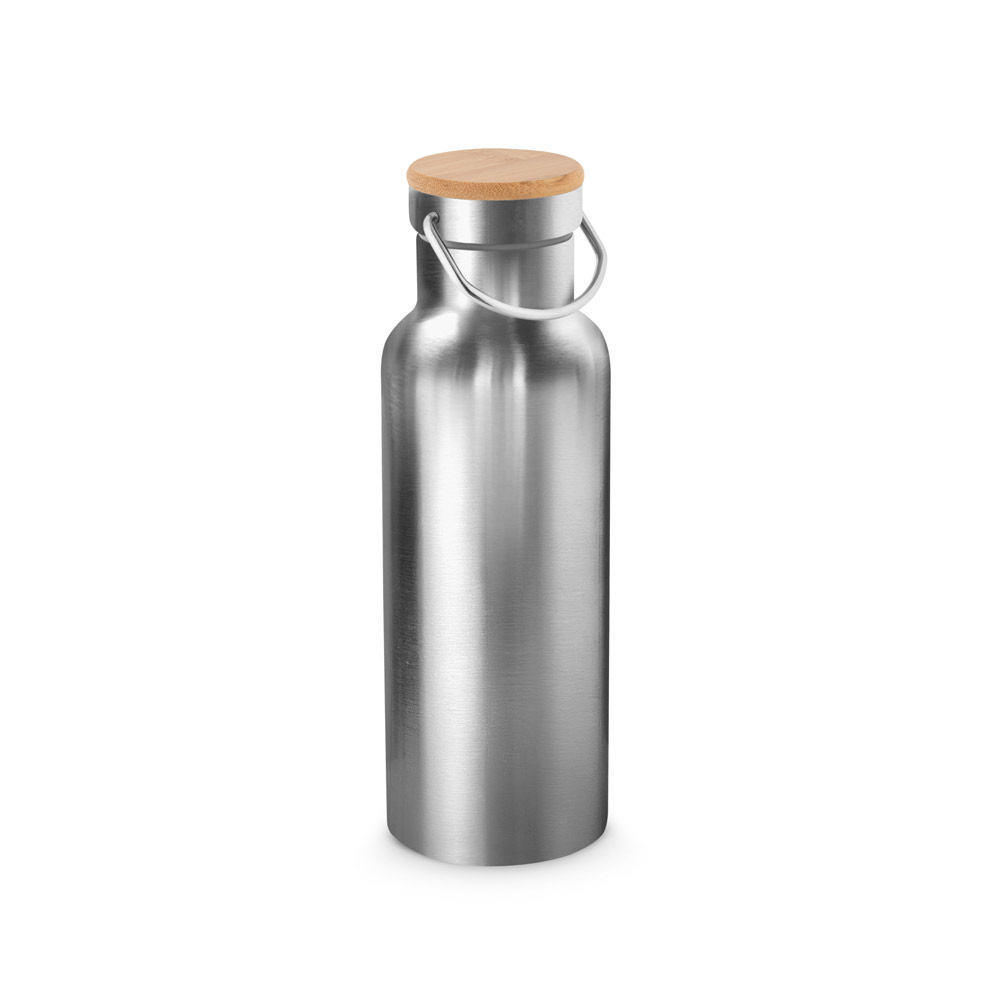 RAGNAR. Garrafa térmica em aço inox de parede dupla isolada a vácuo (570 mL)