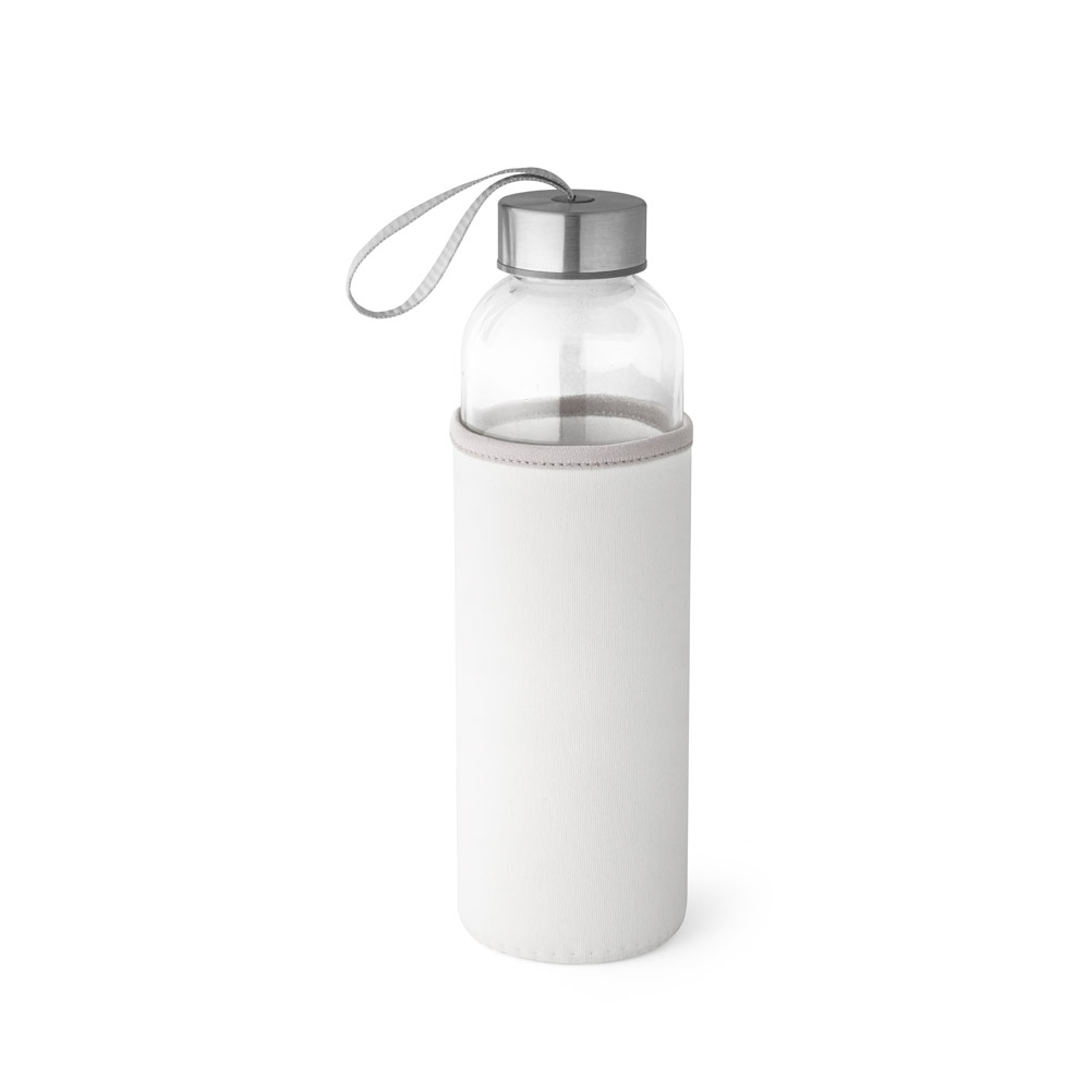 RAISE. Squeeze em vidro e tampa em aço inox com alça (520 mL)