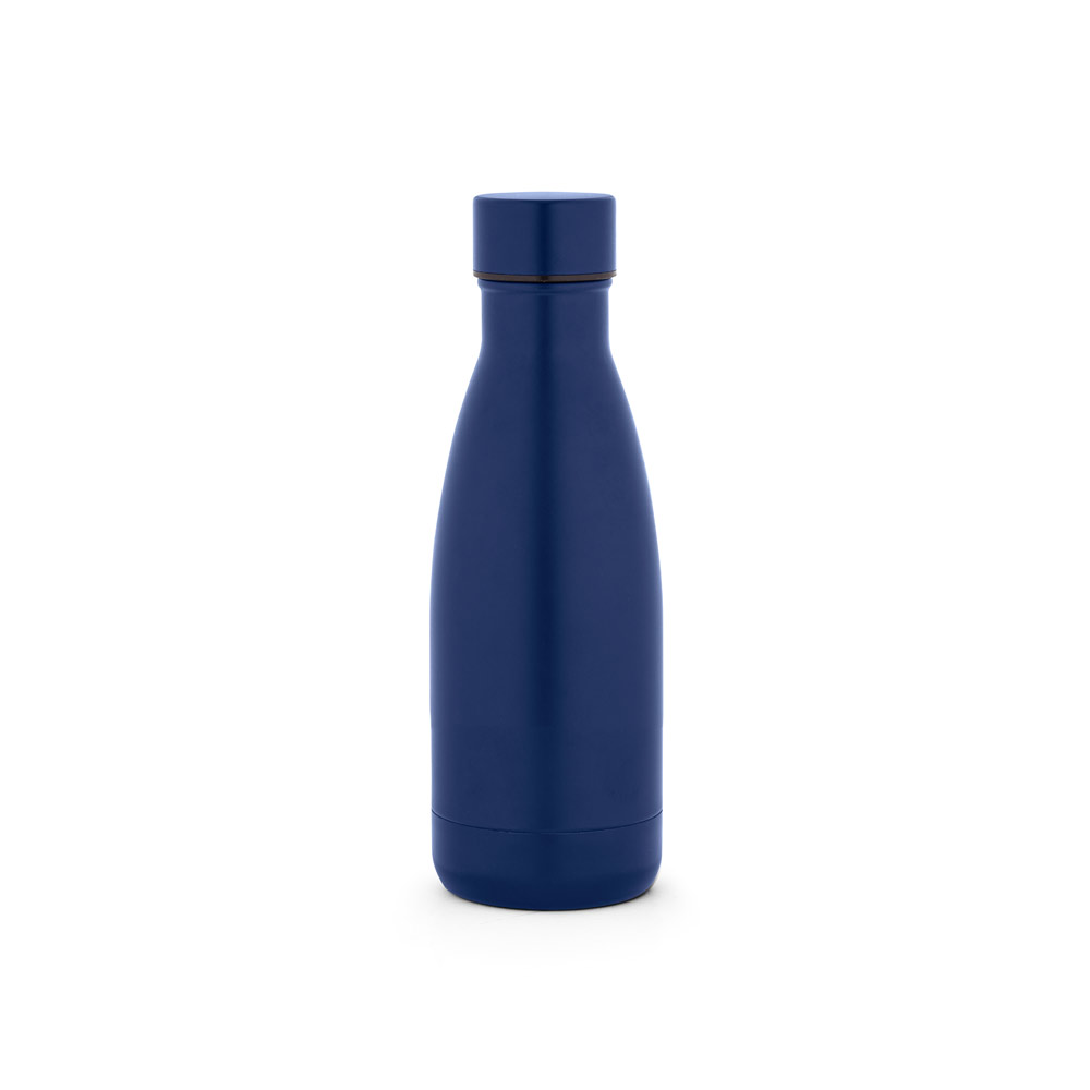 RE-BUFFON S. Garrafa térmica em aço inox 90% reciclado de parede dupla isolada a vácuo, com acabamento em mate (400 mL)