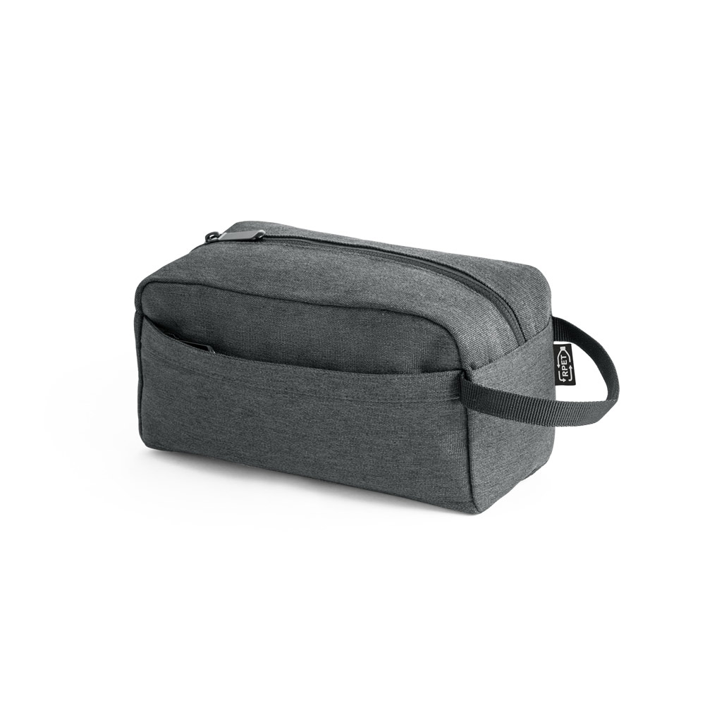 REPURPOSE BAG. Bolsa de cosméticos em poliéster reciclado 600D