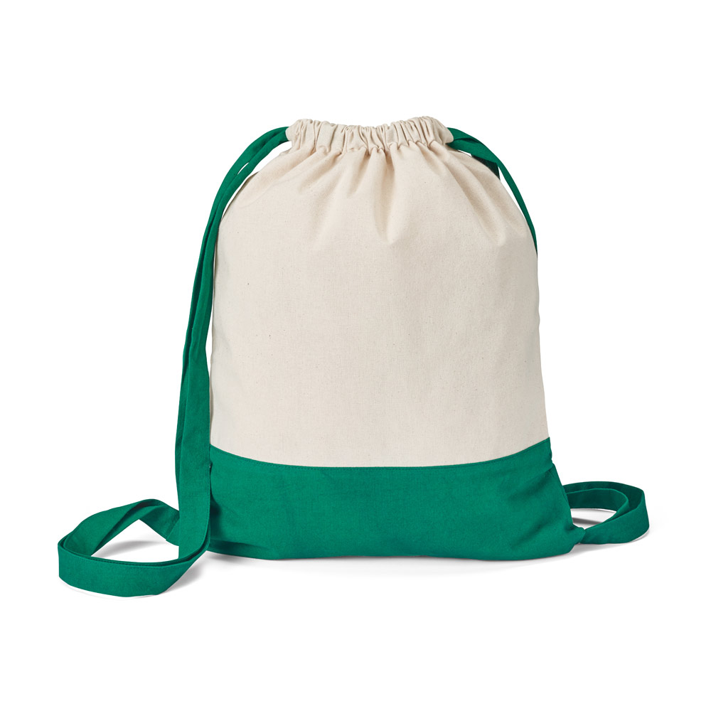 ROMFORD. Sacola tipo mochila 100% algodão (180 g/m²)