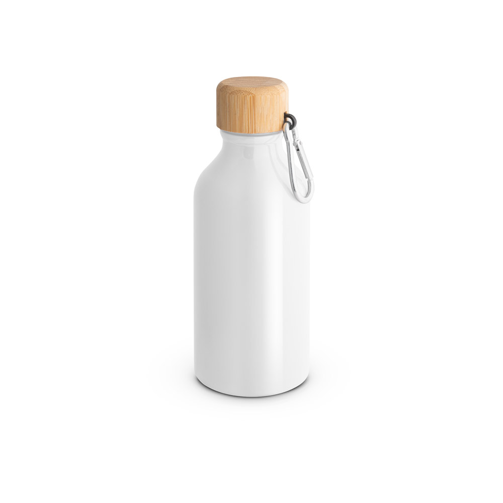ROUSEY. Squeeze em alumínio 100% reciclado com cor sólida brilhante (400 mL)