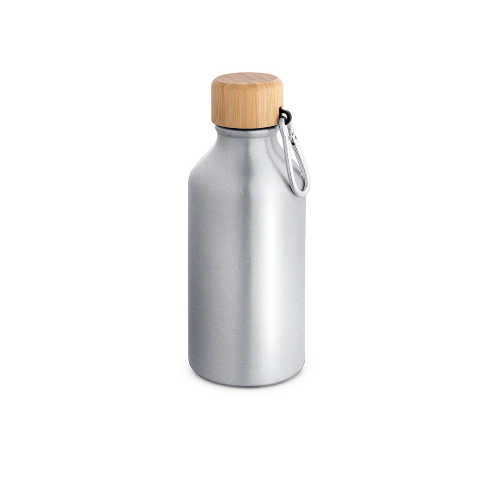 ROUSEY. Squeeze em alumínio 100% reciclado com cor sólida brilhante (400 mL)