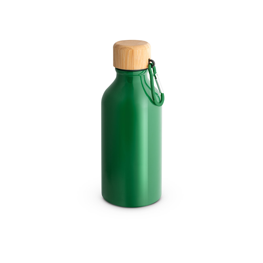 ROUSEY. Squeeze em alumínio 100% reciclado com cor sólida brilhante (400 mL)