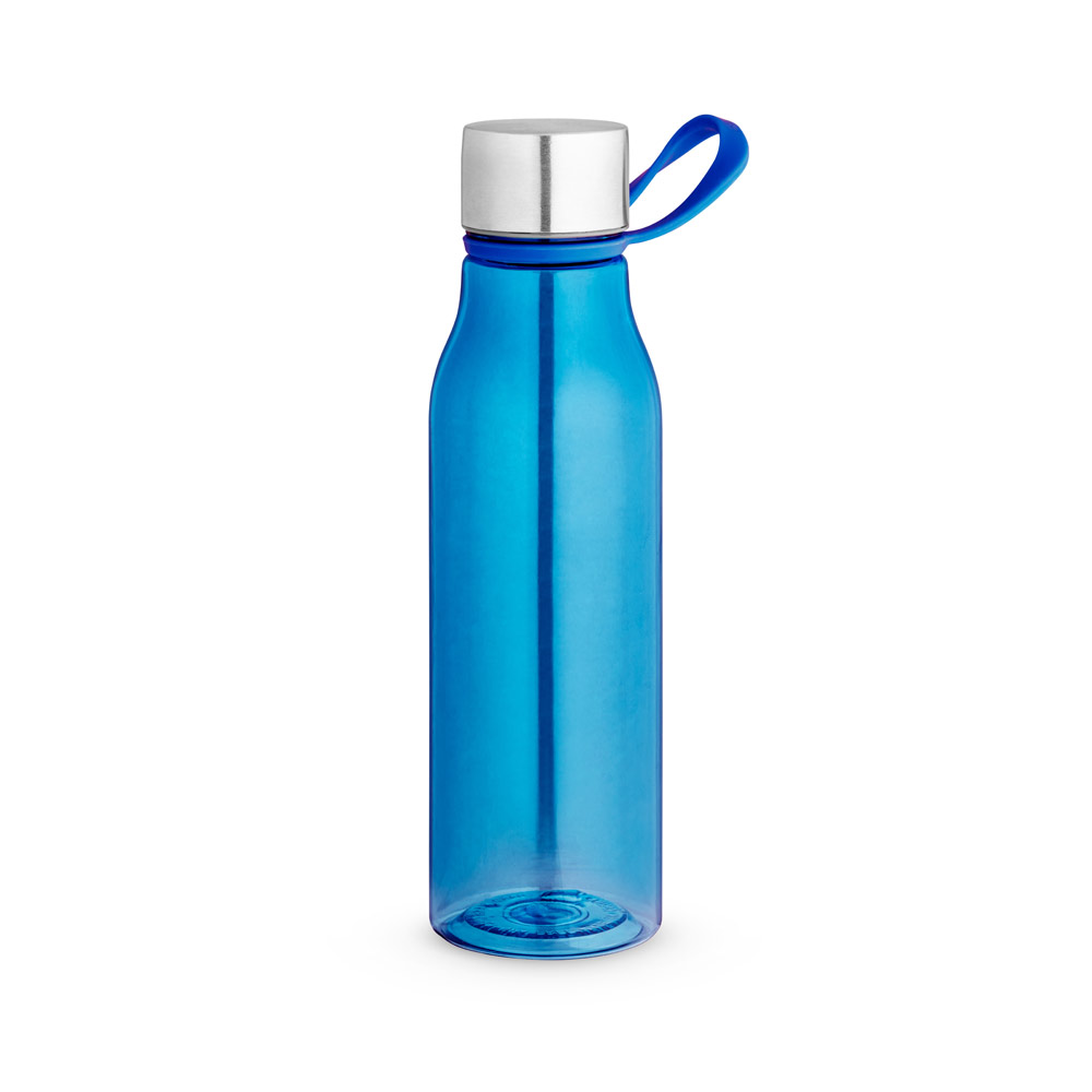 SENNA. Squeeze em PET 100% reciclado com alça de silicone (590 mL)