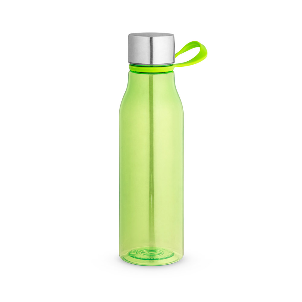 SENNA. Squeeze em PET 100% reciclado com alça de silicone (590 mL)
