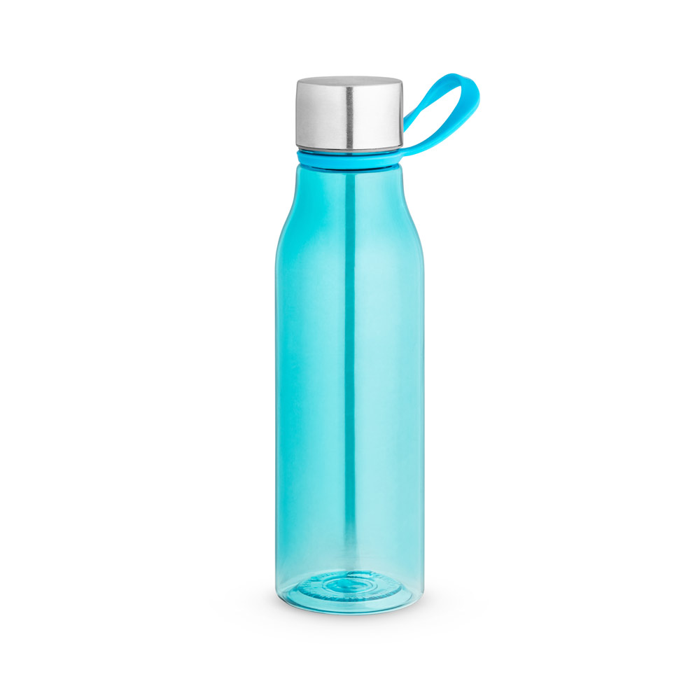 SENNA. Squeeze em PET 100% reciclado com alça de silicone (590 mL)
